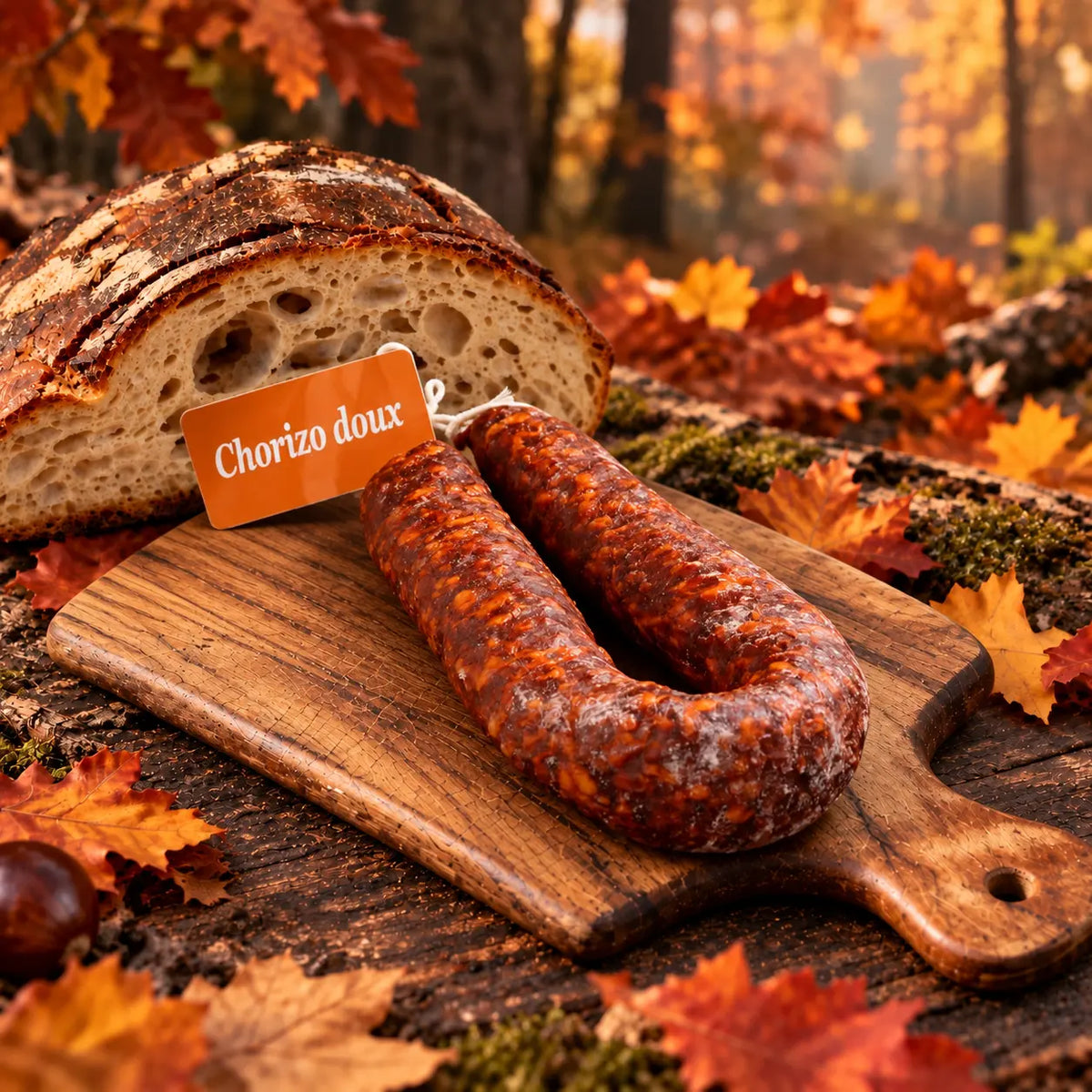 Chorizo fort artisanal – sec, pur porc Ôsaucissons