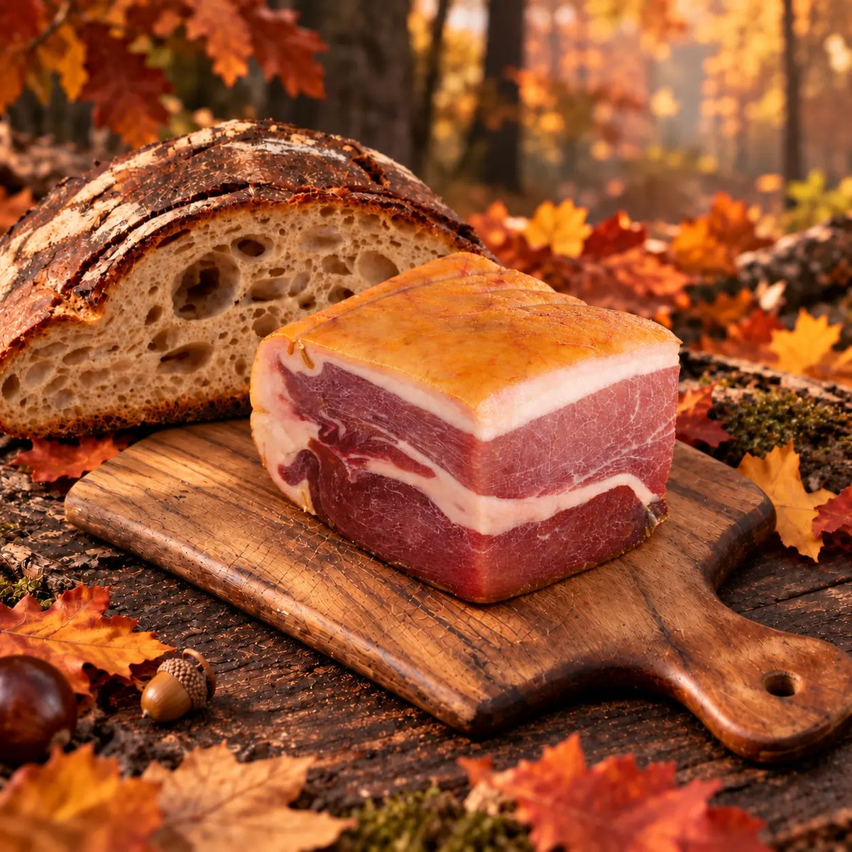 Jambon cru supérieur d'Aveyron 500 g – affinage artisanal Ôsaucissons