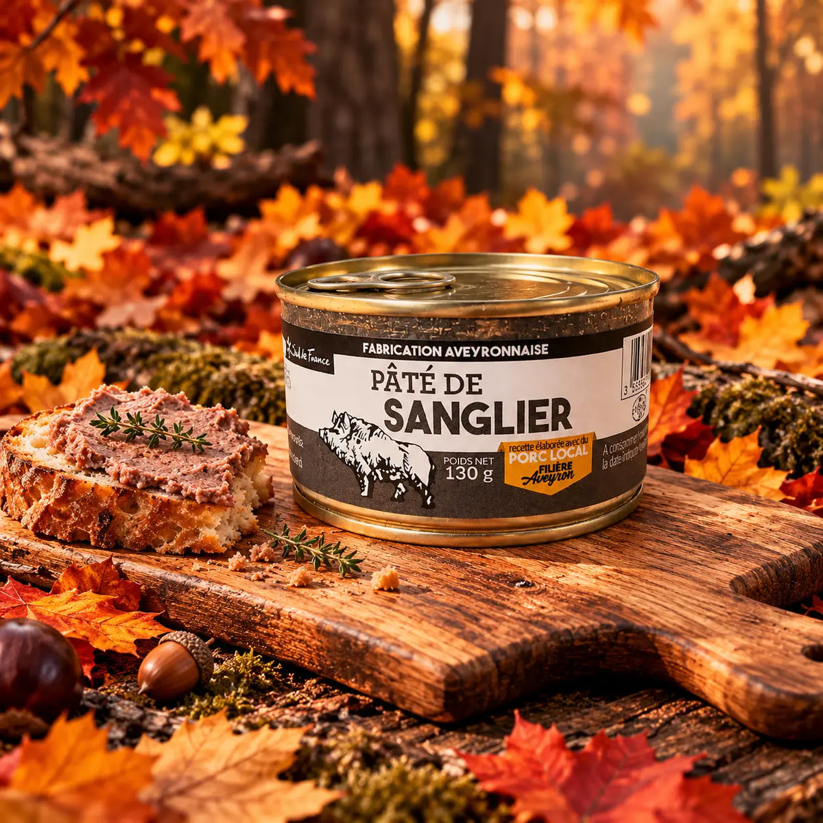 Terrine artisanale sanglier Ôsaucissons