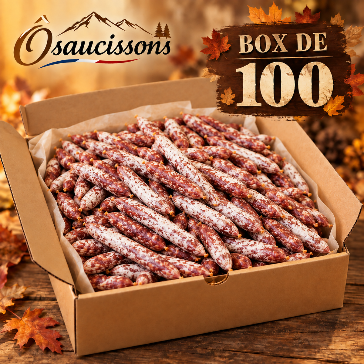 100 bĂ»chette au choix đ± Ăsaucissons