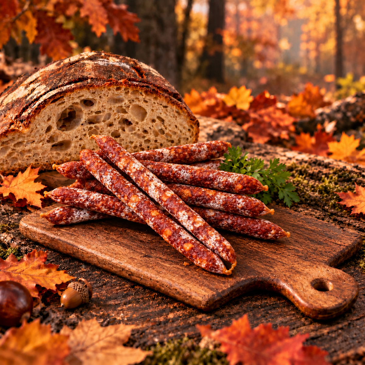 16 bûchettes chorizo doux Ôsaucissons