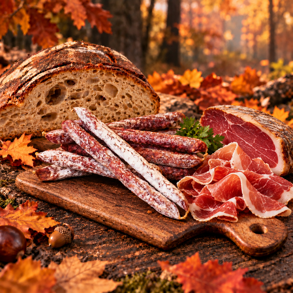 16 bûchettes jambon crus Ôsaucissons