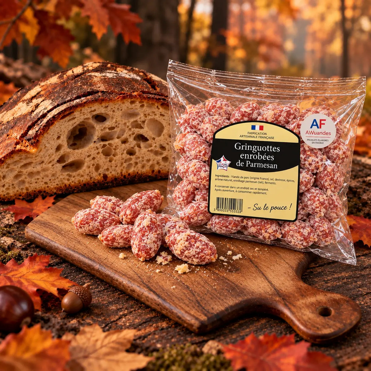 Grignotes Parmesan 500g Ôsaucissons