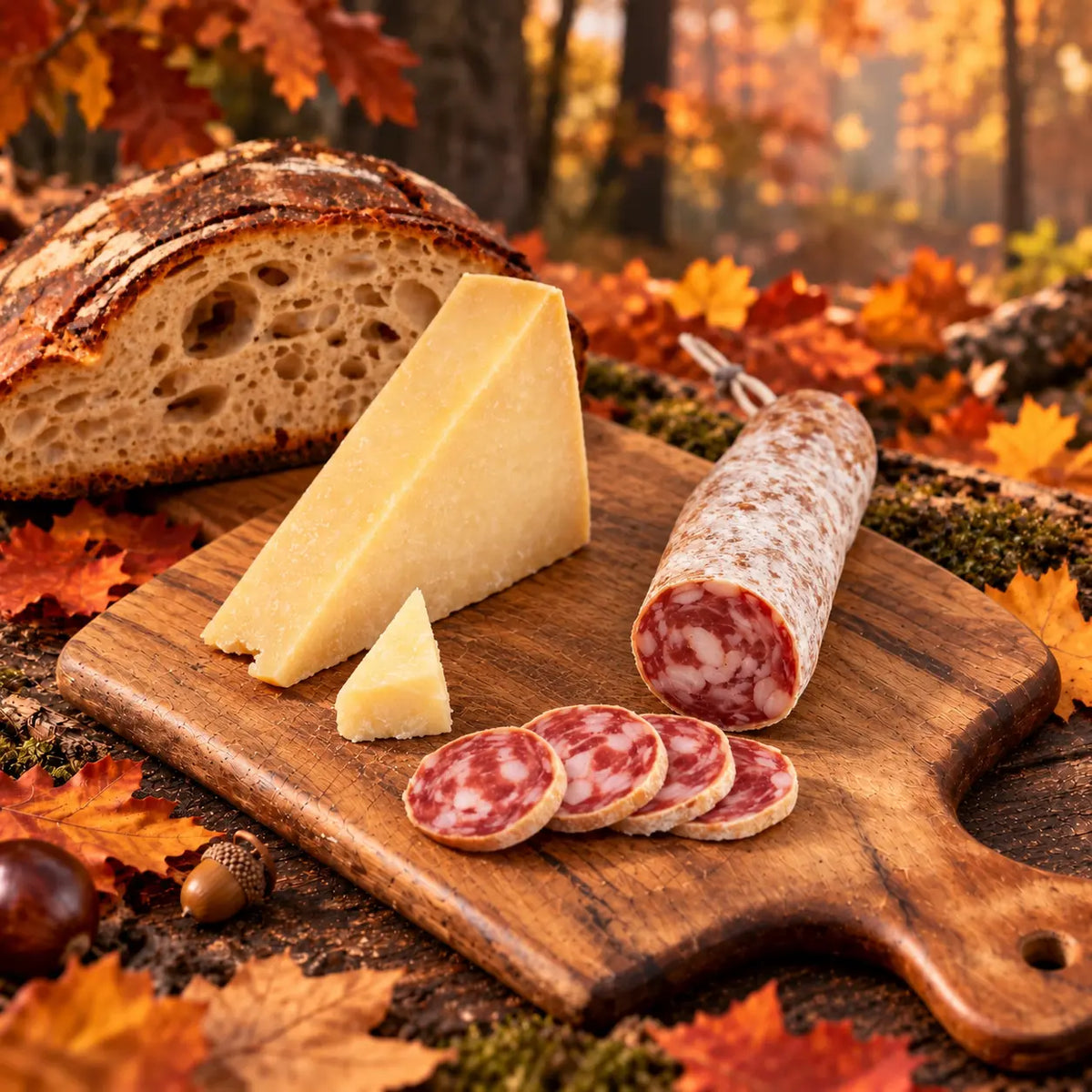 Saucisson sec artisanal au Cantal – pur porc français Ôsaucissons