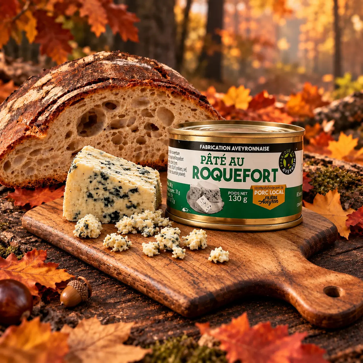 Terrine artisanale roquefort Ôsaucissons