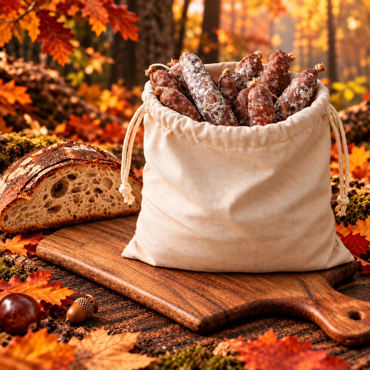 Sac de conservation speciel saucissons Ôsaucissons
