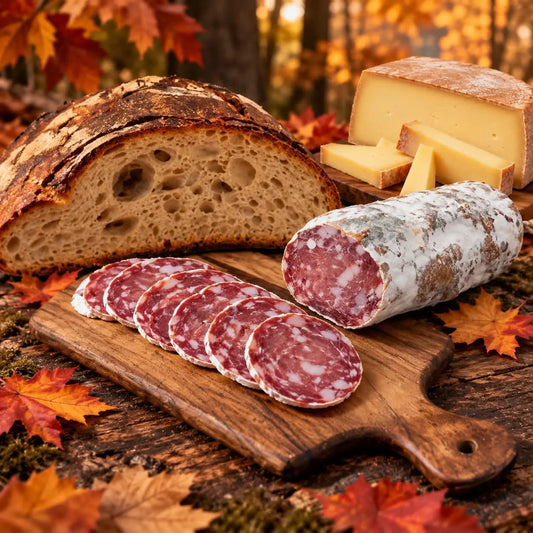 Saucisson à l'Abondance 180 g et fromage d'Abondance – Ôsaucissons