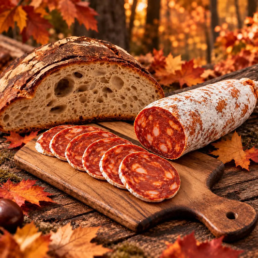 Saucisson chorizo 180 g tranché et pain de campagne – Ôsaucissons